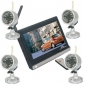 2.4GHz Wireless Security Systems Tool Kit, 7-inch Digital Color TFT LCD, 2.4GHz Wireless Audio-visual Receiver Monitoring